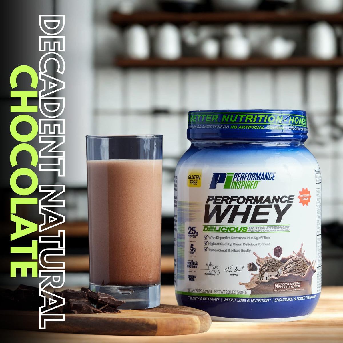 PERFORMANCE INSPIRED Nutrition WHEY Protein Powder Variation 2 LB