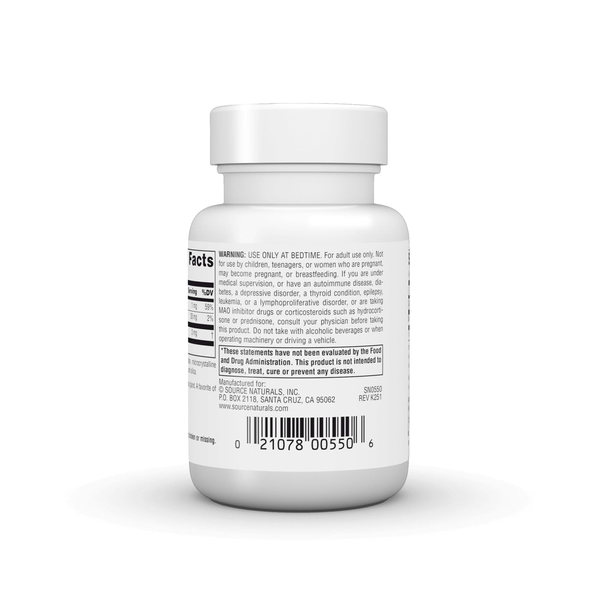 Source Naturals Sleep Science Melatonin 3 mg - 60 Tablets - image 4