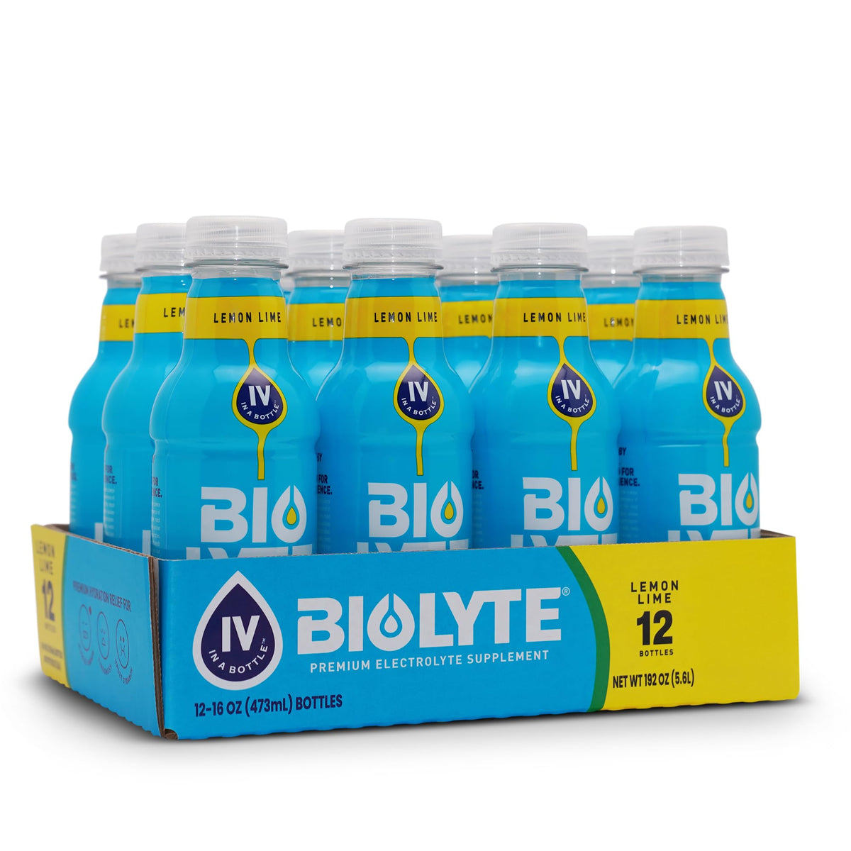 BIOLYTE Electrolyte Drink Doctor-Formulated Hydration - 12 Pack