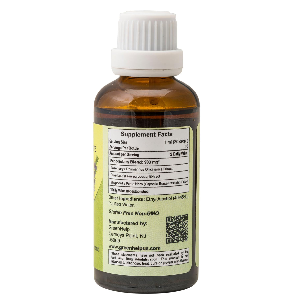 Green Help Blood Pressure Defense Herbal Supplement - 1.7 fl oz - image 2