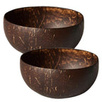 Generic Authentic Kava Drinking Cup 100% Natural Fiji Coconut Shell - 2 Cups