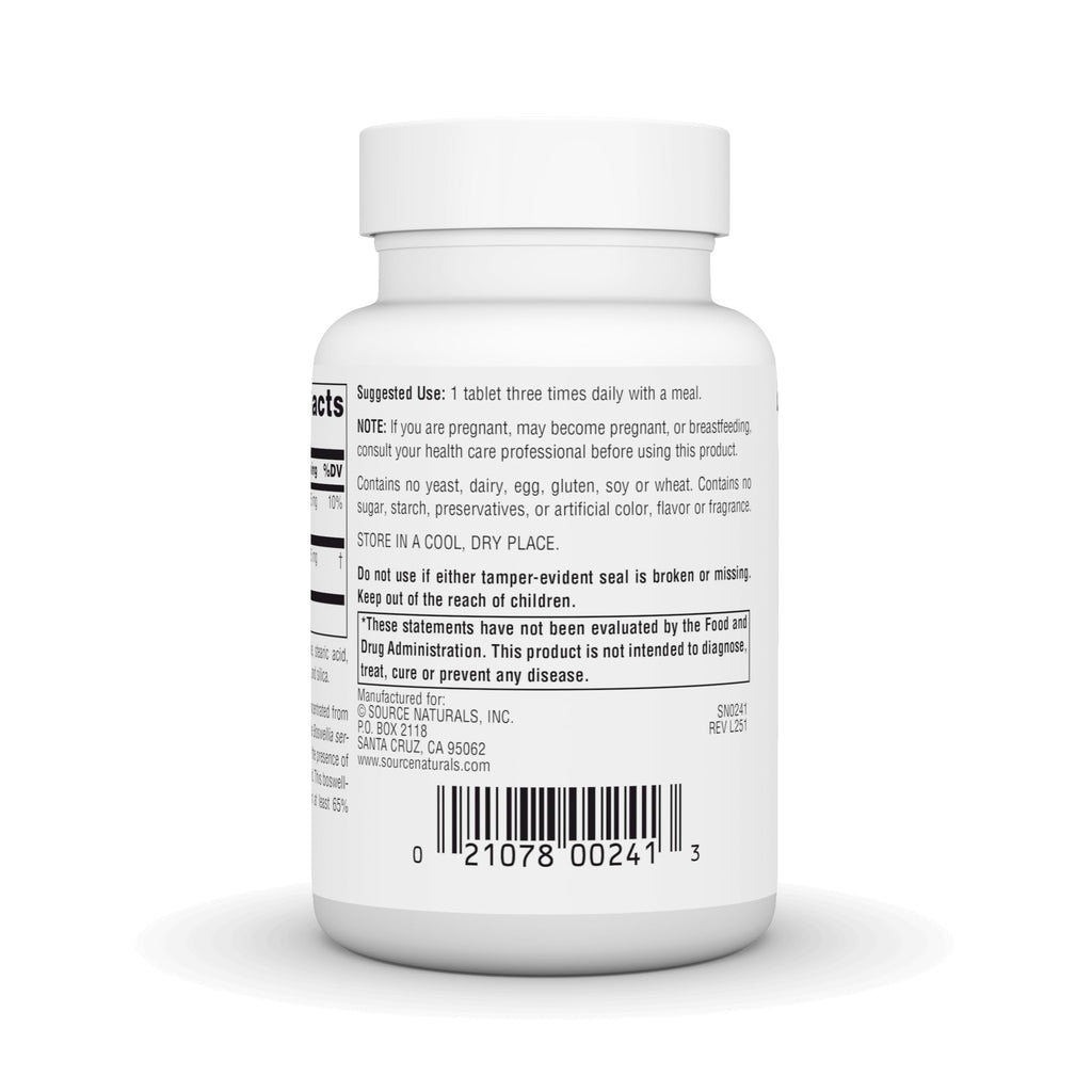 Source Naturals Boswellia Extract Supplement - 50 Tablets - image 4