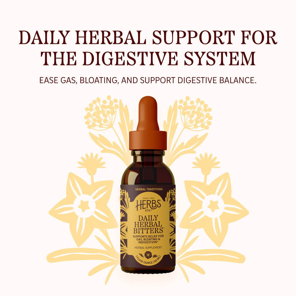 Herbs Etc. Daily Herbal Bitters Classic Liquid Extract - 1 fl oz - image 3