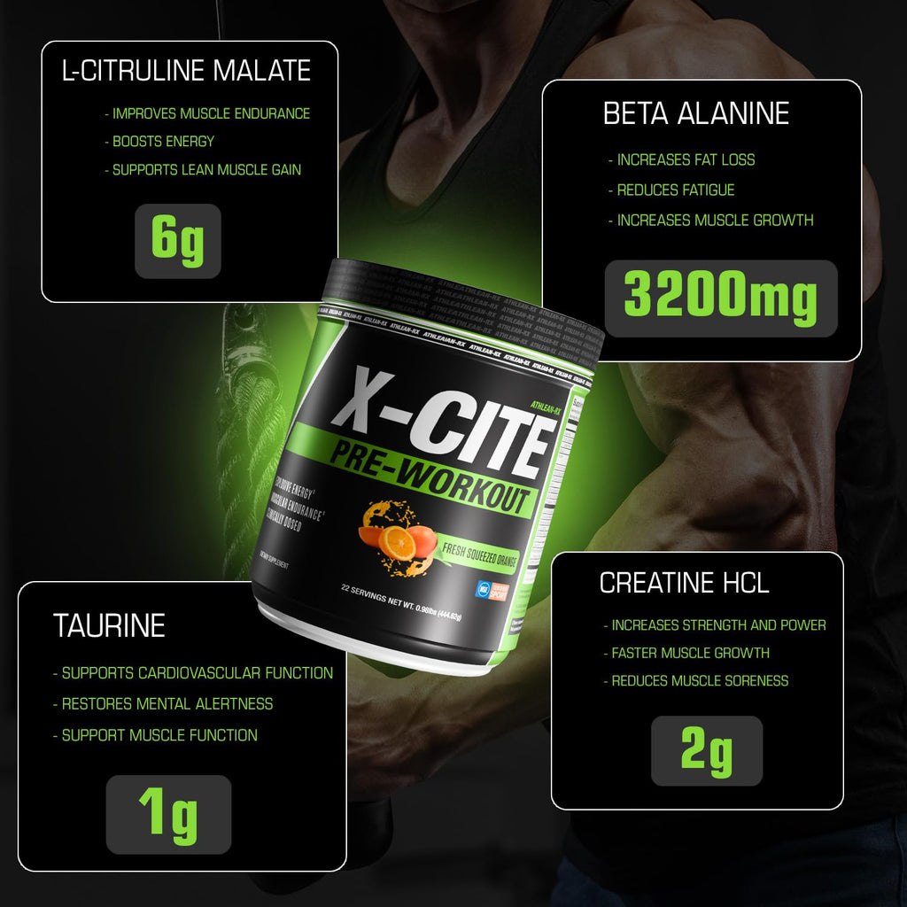 ATHLEAN-RX X-CITE Pre-Workout by ATHLEAN-X - Enhanced Formula