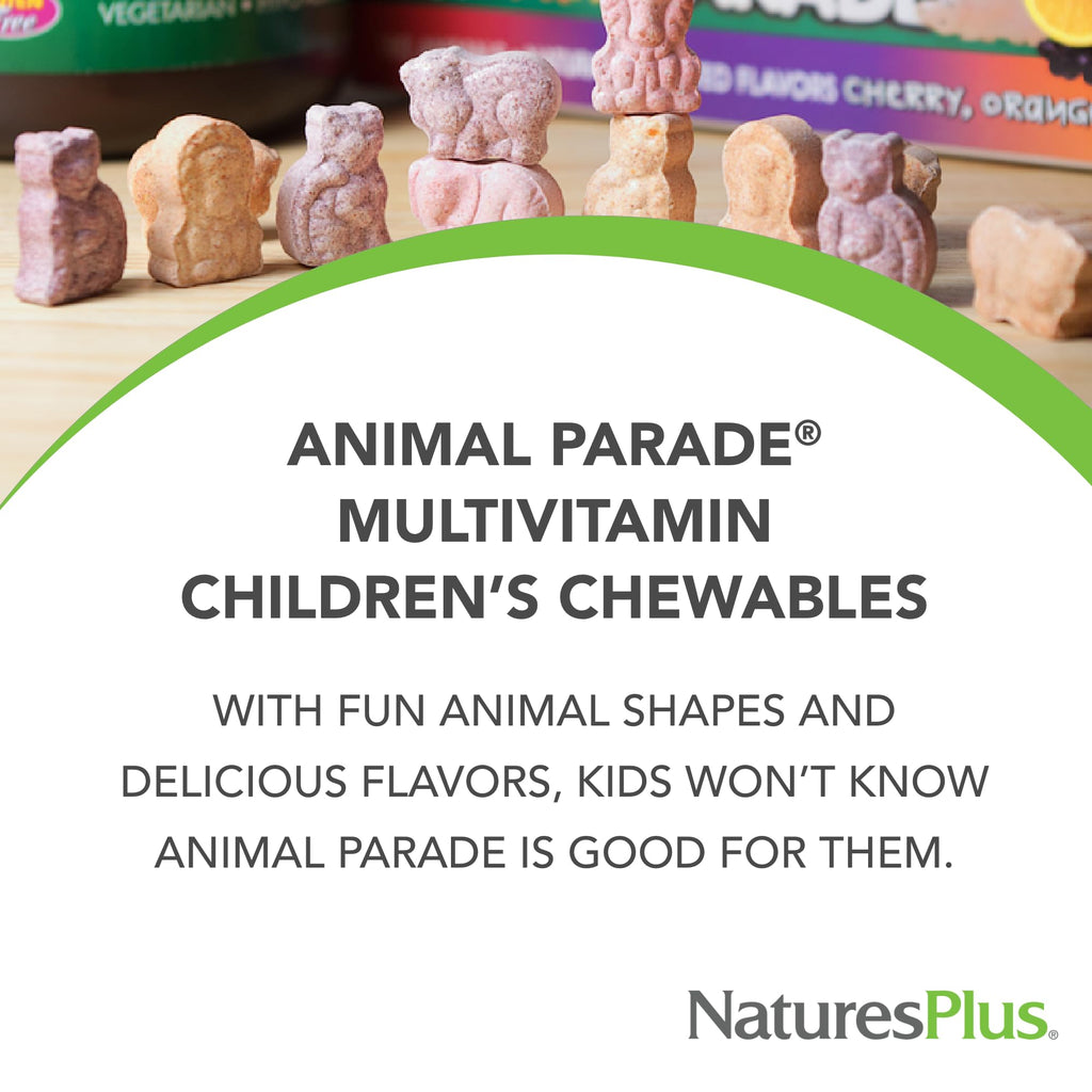 NaturesPlus Animal Parade Children's Chewable Multivitamin - 360 Tablets - image 3