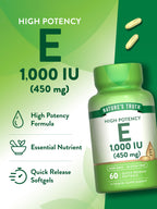 Nature's Truth Vitamin E 1000 IU Softgels - 60 Count - image 5