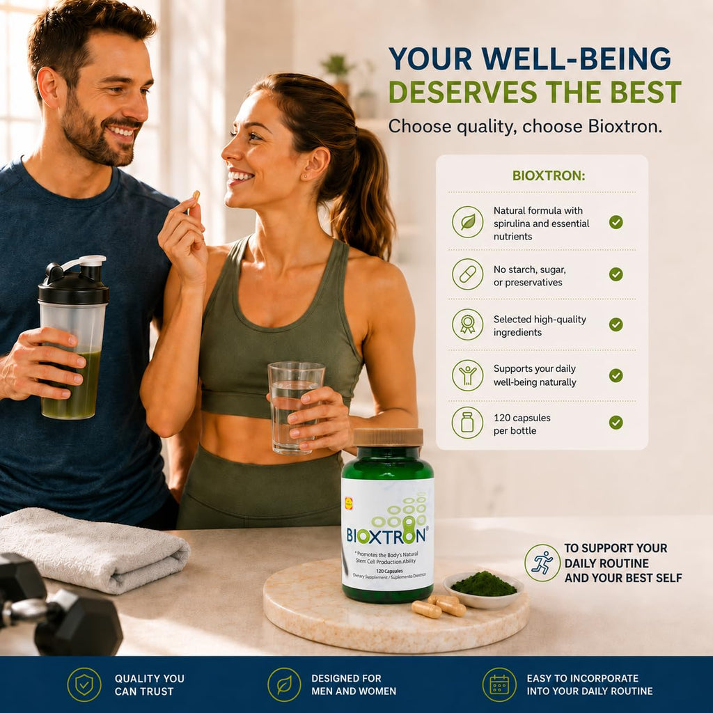 Bioxtron Natural AFA Stem Cell Supplement - Joint Support & Muscle