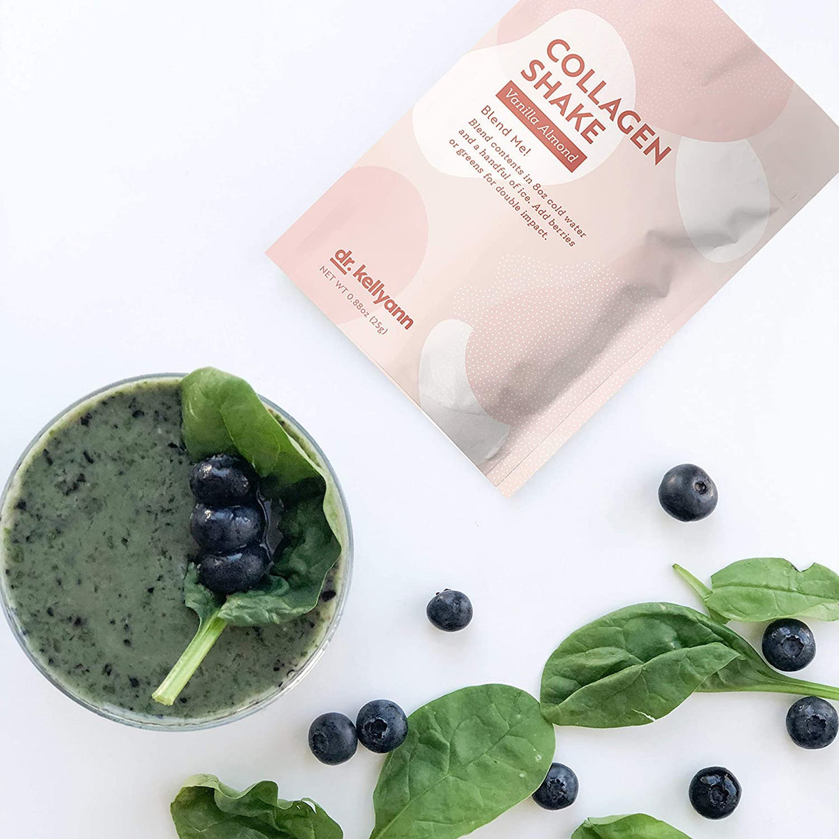Dr. Kellyann Keto Almond Shakes - 100% Grass Fed Collagen Protein by Bone Broth