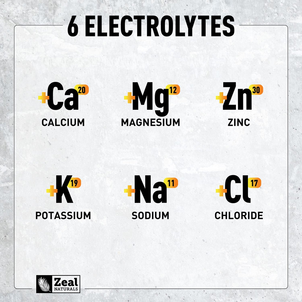 Zeal Naturals Electrolyte Powder - 90 Servings