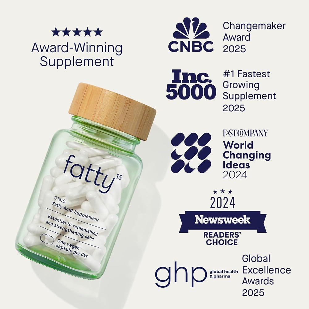 Fatty15 C15:0 Pentadecanoic Acid Healthy Aging Supplement - Month