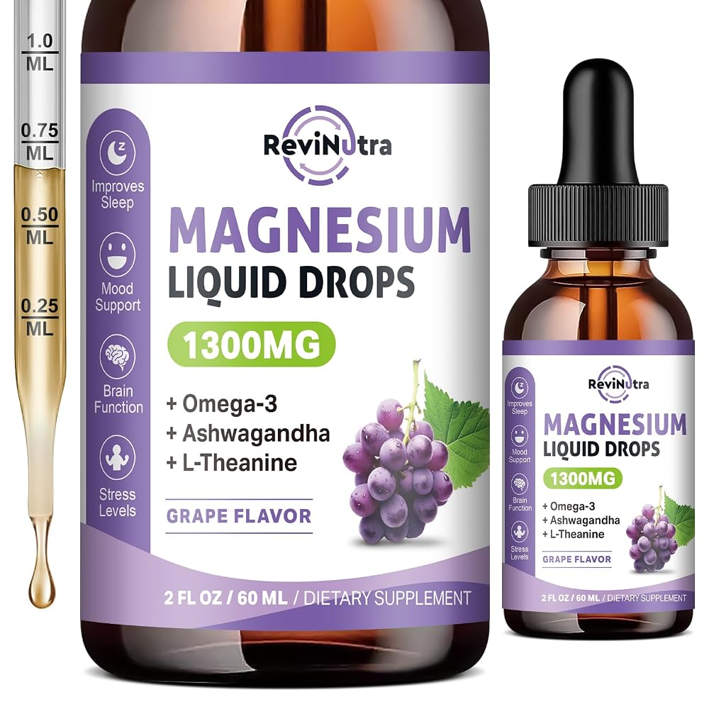 ReviNutra Magnesium Glycinate Liquid Drops
