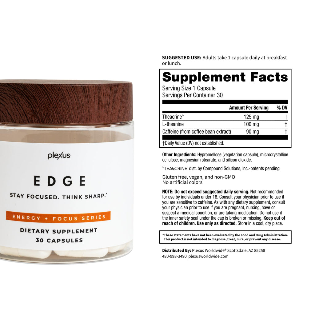 Plexus Edge Energy Supplement - 30 Capsules - image 6