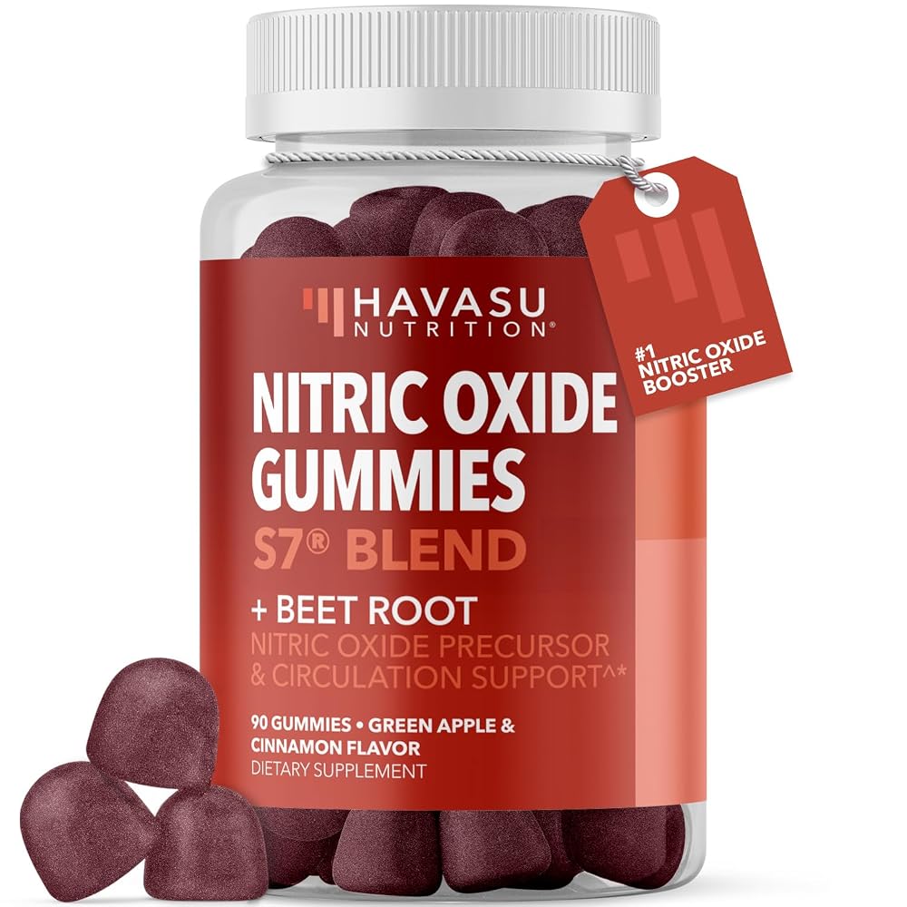 Havasu Nutrition Nitric Oxide Beet Root Gummies with L-Arginine - 90 Count