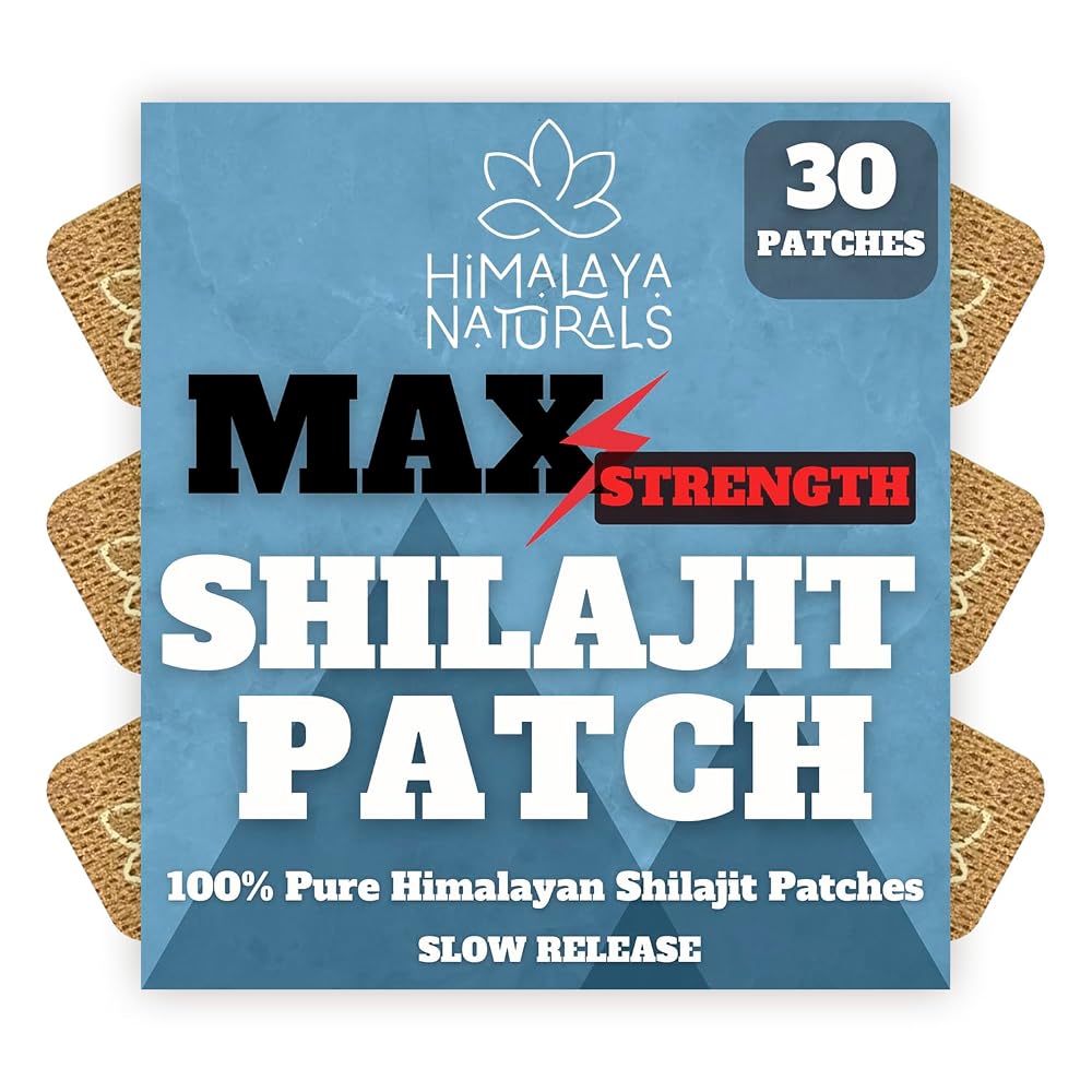 Himalaya Naturals Shilajit Patches Pure Organic - 30-Day Supply