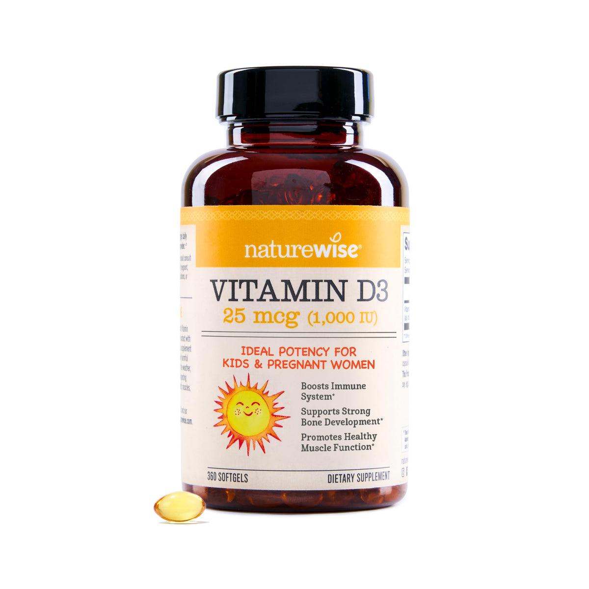 NatureWise Vitamin D3 Supplement, Immune Support