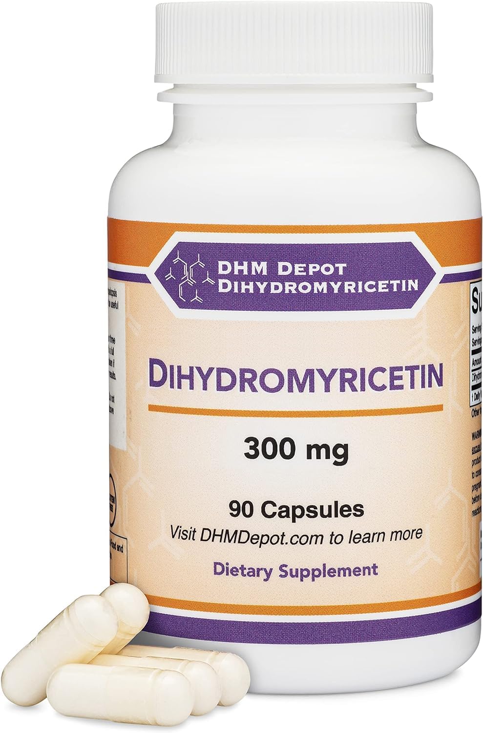 DHM Depot Dihydromyricetin 300mg Liver Support - 90 Capsules
