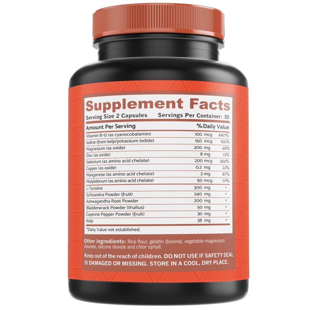 PLANTFUL RESEARCH Thyroid Support Complex for Energy & Metabolism - 60 Capsules - image 2