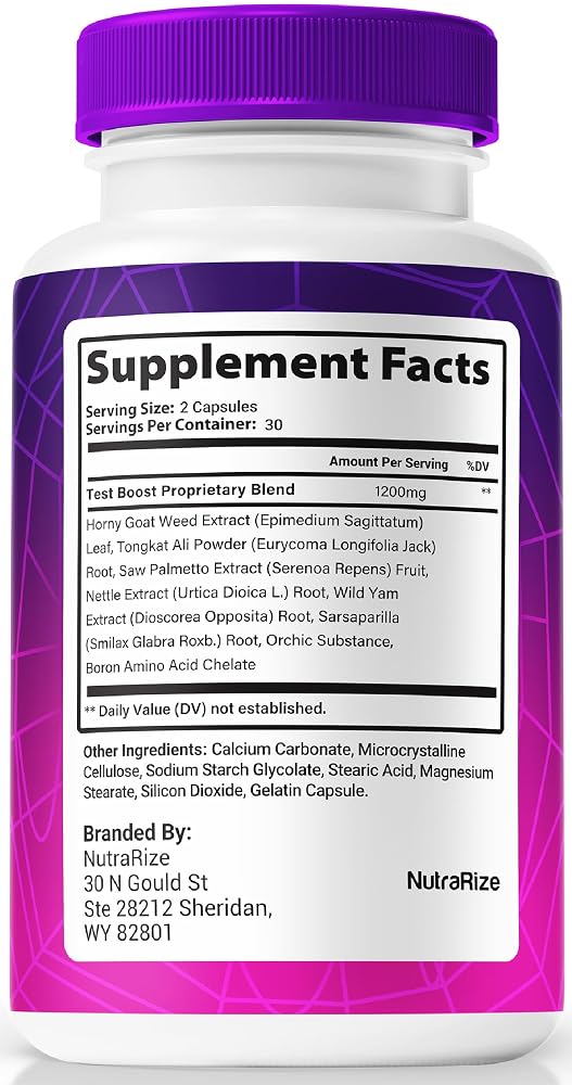 NutraRize Spider-Sense Pills for Men - 300 Capsules - image 2