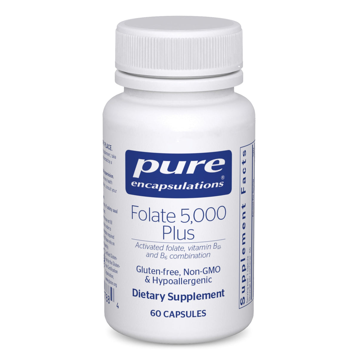 Pure Encapsulations Folate 5,000 Plus - 60 Capsules