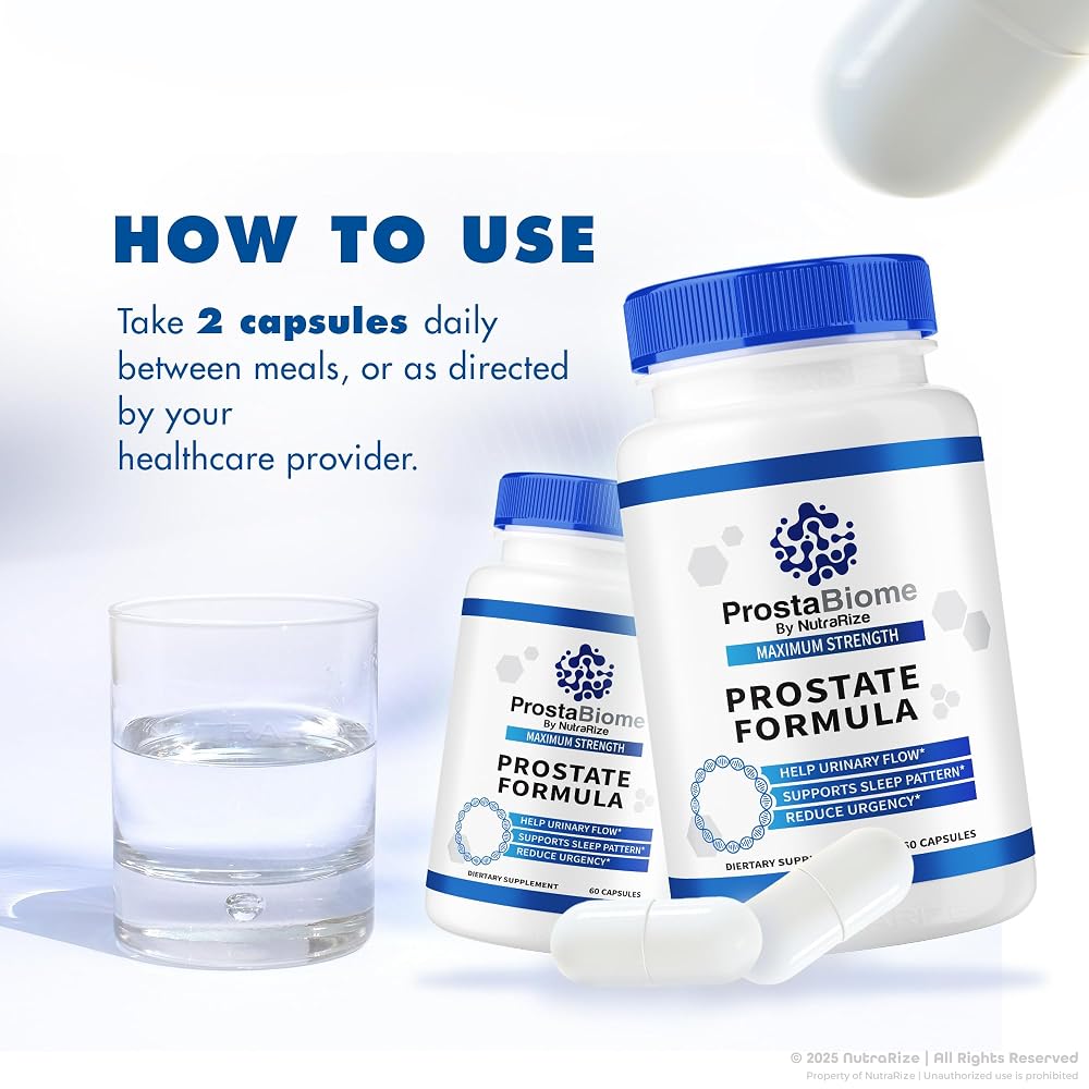 NutraRize ProstaBiome Prostate Support Supplement - 60 Capsules - image 6