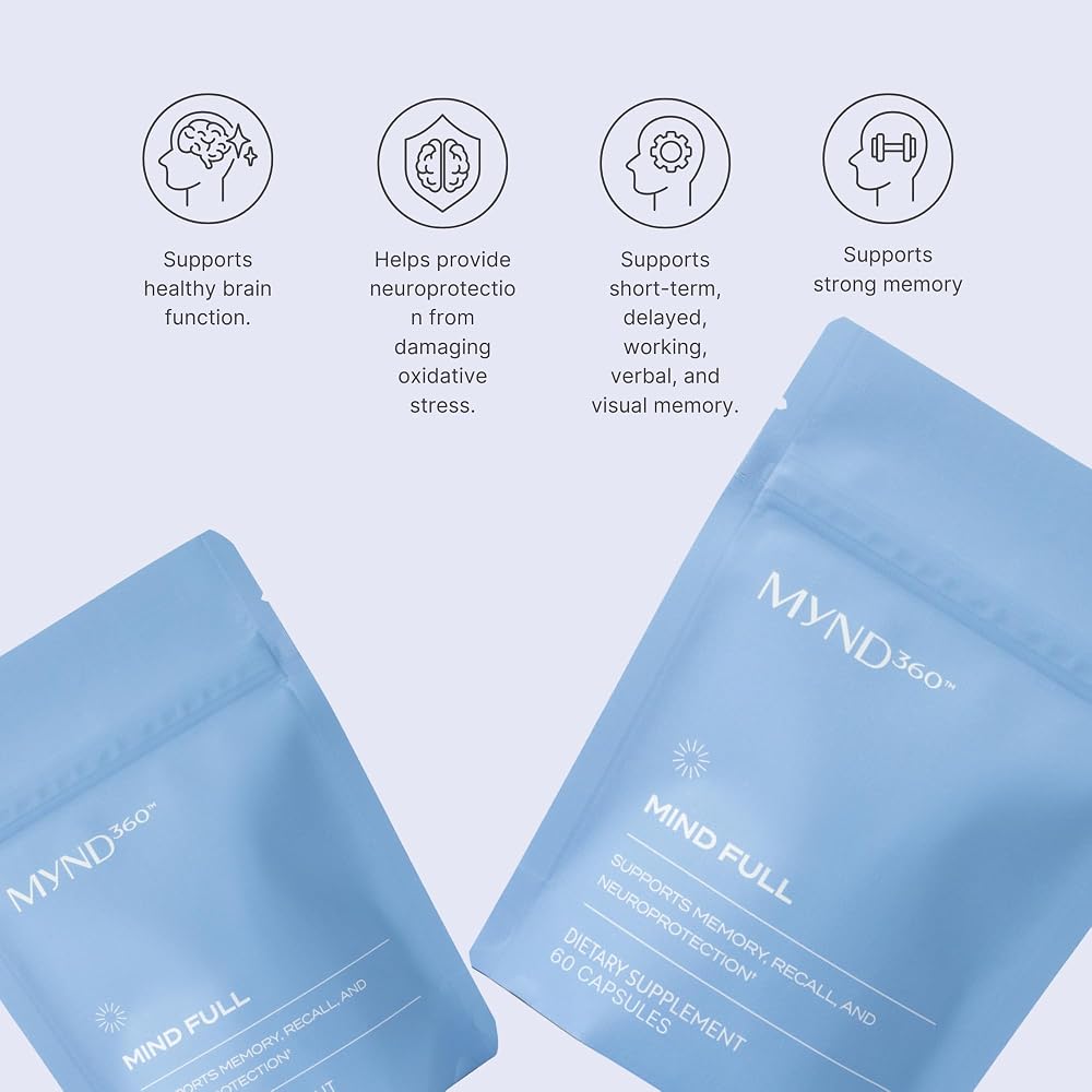 Nu Skin MYND360 Mind Full Brain Support - 60 Softgels - image 4