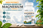 Kappa Nutrition Magnesium 4-in-1 with Zinc & Vitamin D3 - 120 Capsules - image 2