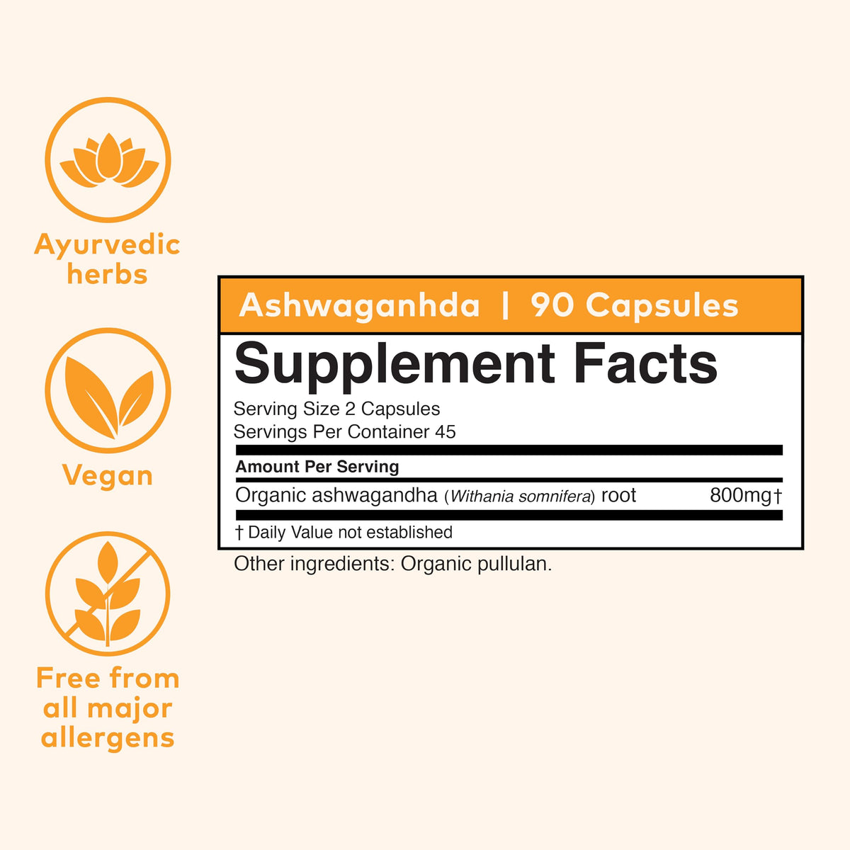 ORGANIC INDIA Ashwagandha Root Capsules Stress Relief - 90 Capsules - image 2