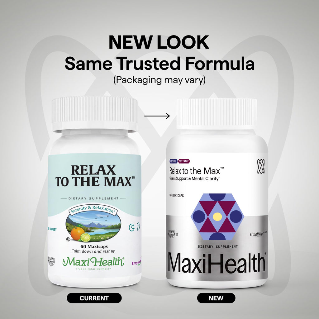 Maxi Health - Relax to The Max Stress Relief Formula Stress Relief