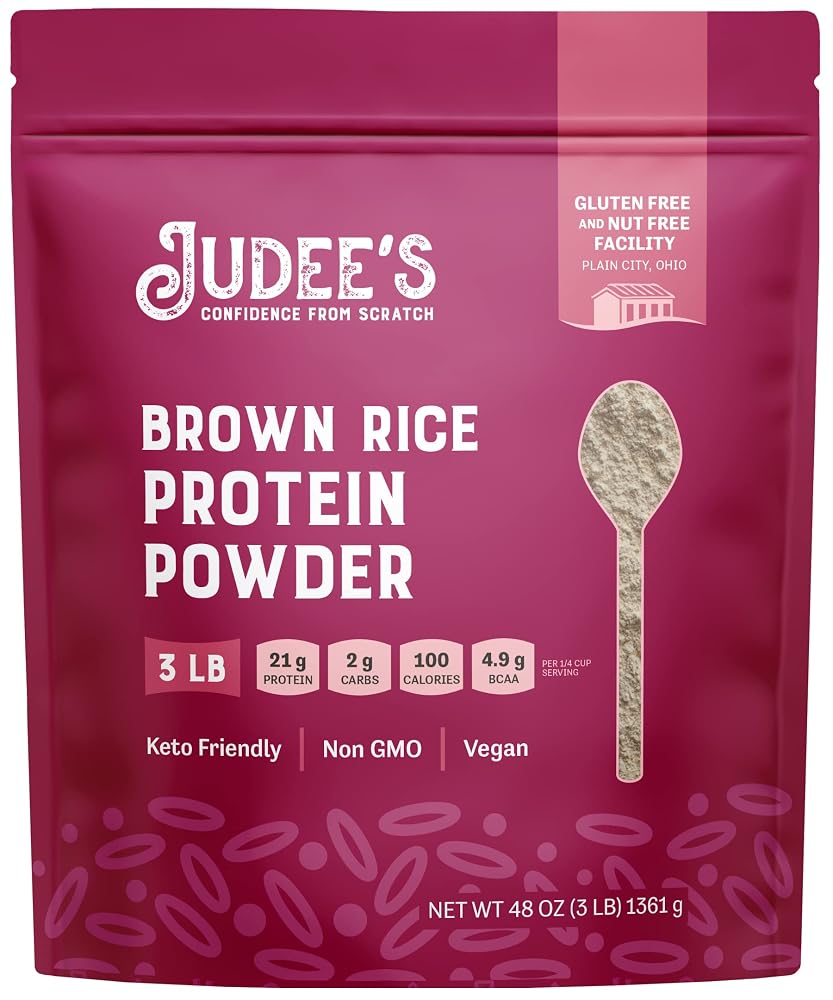 Judee's Gluten Free Brown Rice Protein Powder - 3 lb