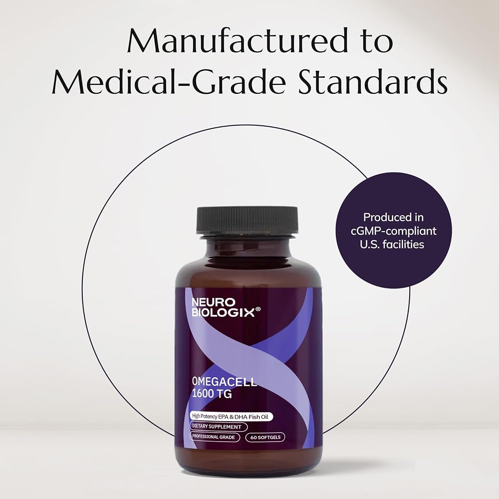 Neurobiologix OmegaCell 1600 TG Omega-3 Fish Oil - 60 Softgels - image 9