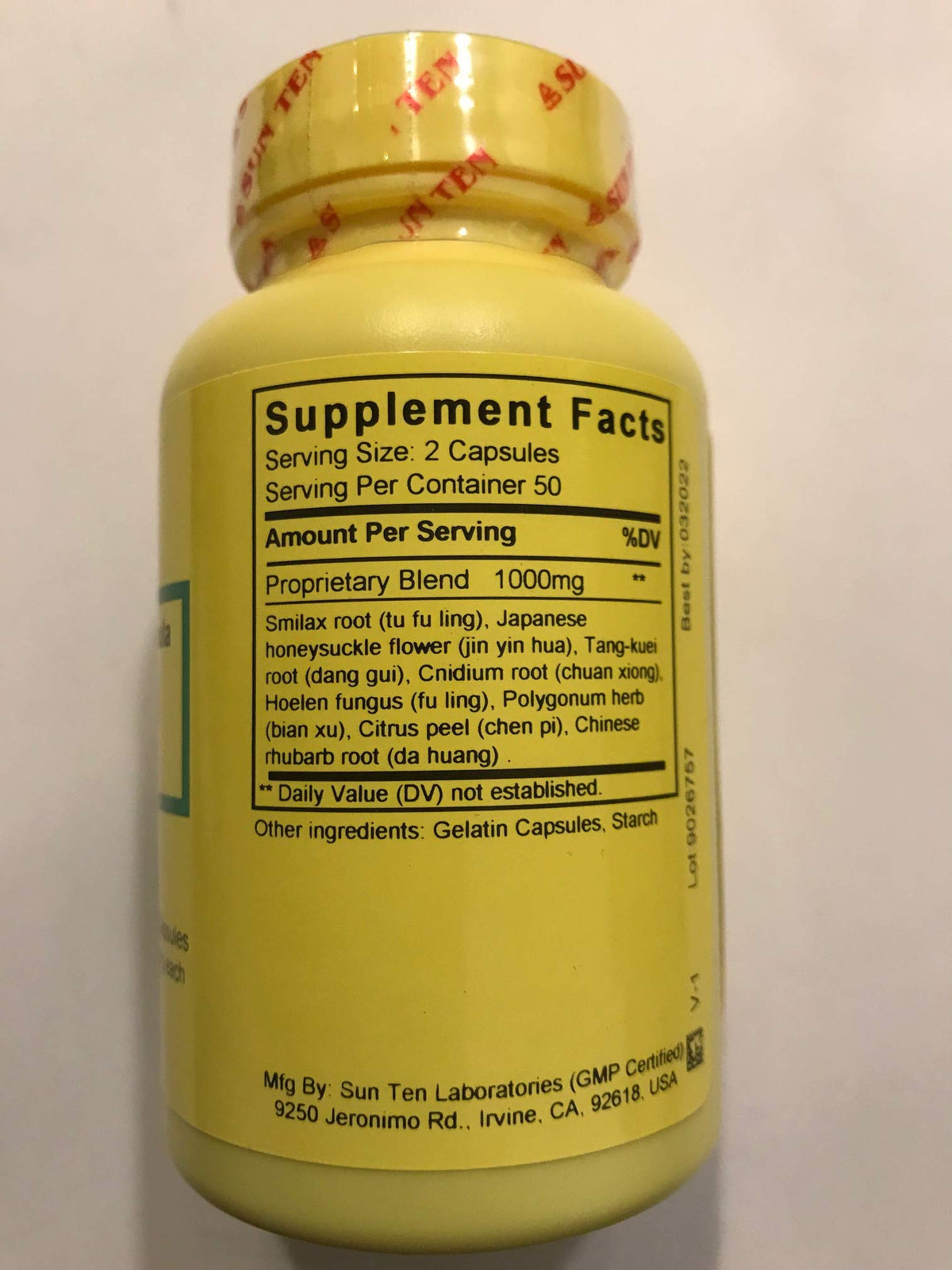 Sun Ten Tang-kuei Eight Herb Formula - 100 Capsules - image 2