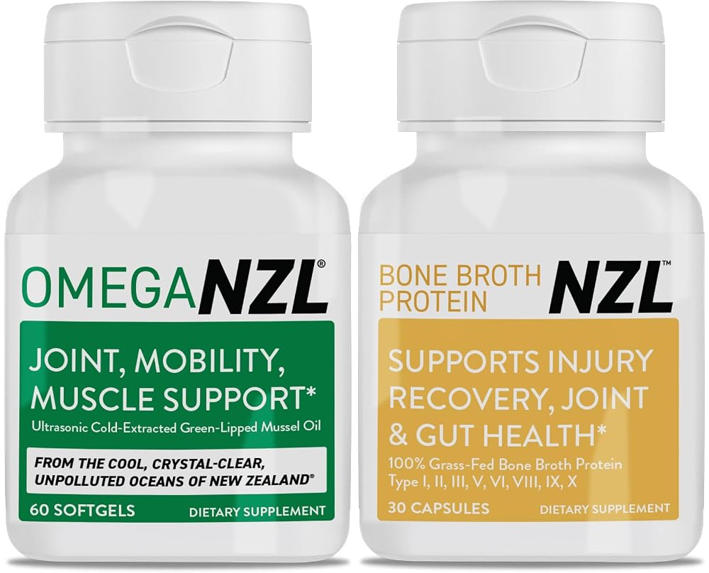 OMEGANZL Omega-3 Green-Lipped Mussel Oil Joint Support - 60 Softgels