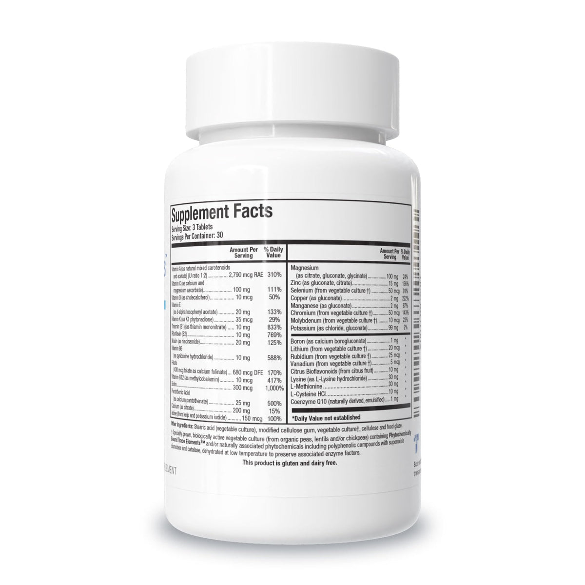 BIOTICS RESEARCH Bio Multi Plus Iron Free Multivitamin - 90 Tablets - image 3