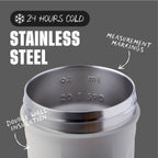 BlenderBottle Sport Flip Stainless Steel Shaker Bottle