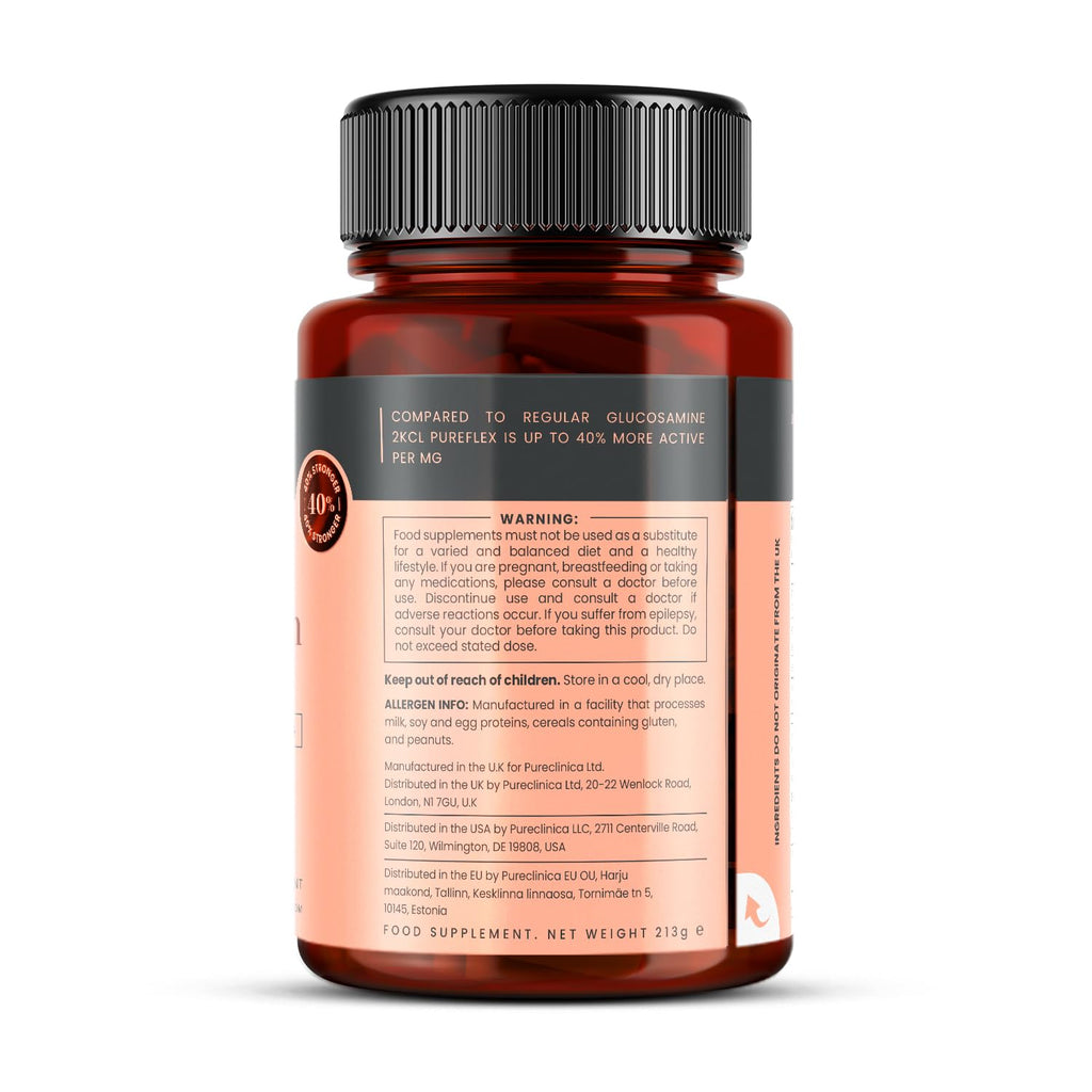 pureclinica Glucosamine HCL & Chondroitin 1000mg - 180 Tablets - image 5