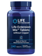 Life Extension Mix Tablets Without Copper - 240 Tablets