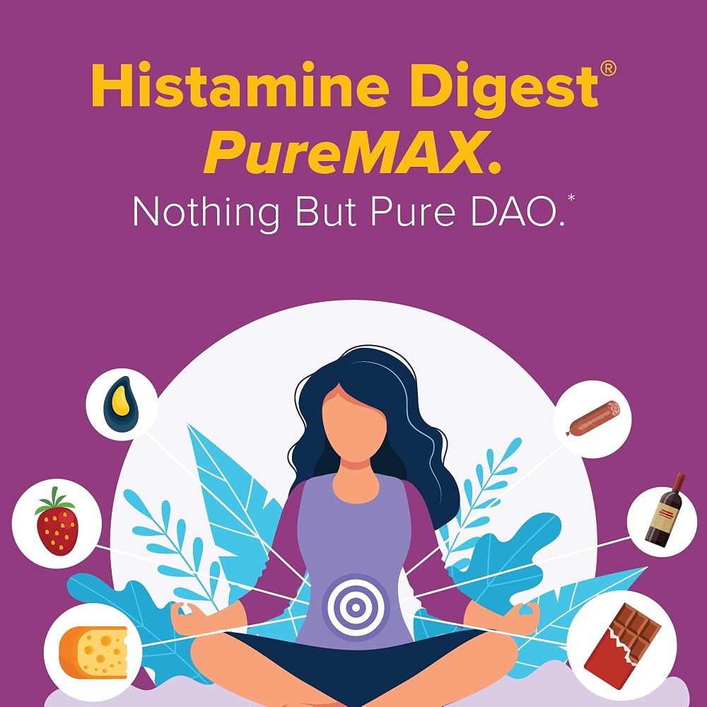 Omne Diem Histamine Digest PureMAX DAO Enzyme - 30 Capsules - image 2