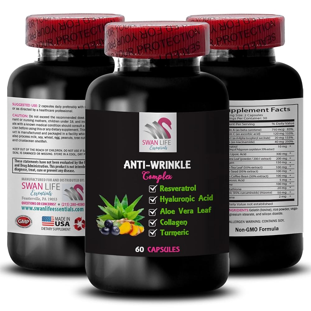 Swan Life Essentials Collagen Support Anti-Wrinkle Complex - 60 Capsules