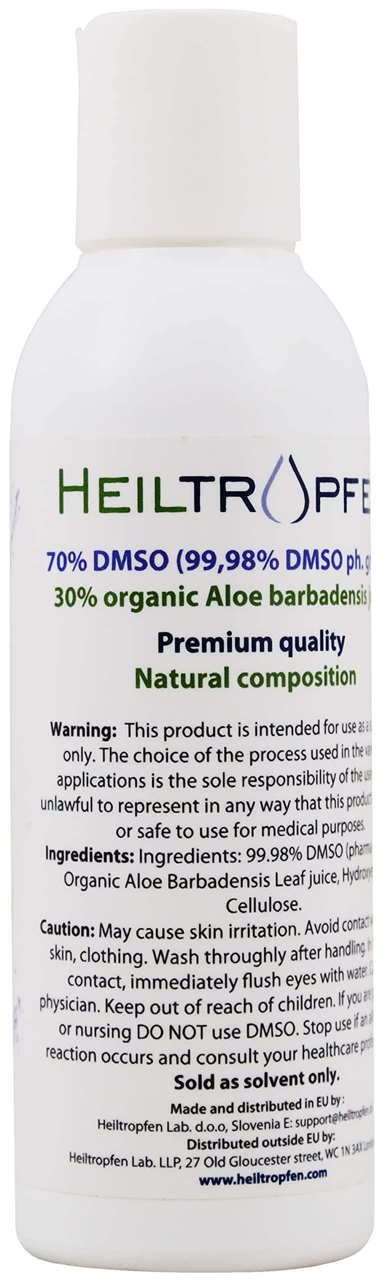 Heiltropfen DMSO Gel with Aloe Vera - 5 Oz - image 4
