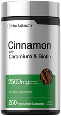 Horbäach Cinnamon with Chromium & Biotin - 250 Capsules