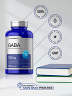 Horbäach GABA 750mg - 180 Capsules - image 5