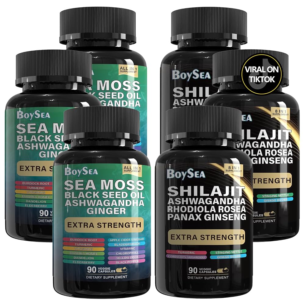 Boysea.Shilajit and Sea Moss Bundle