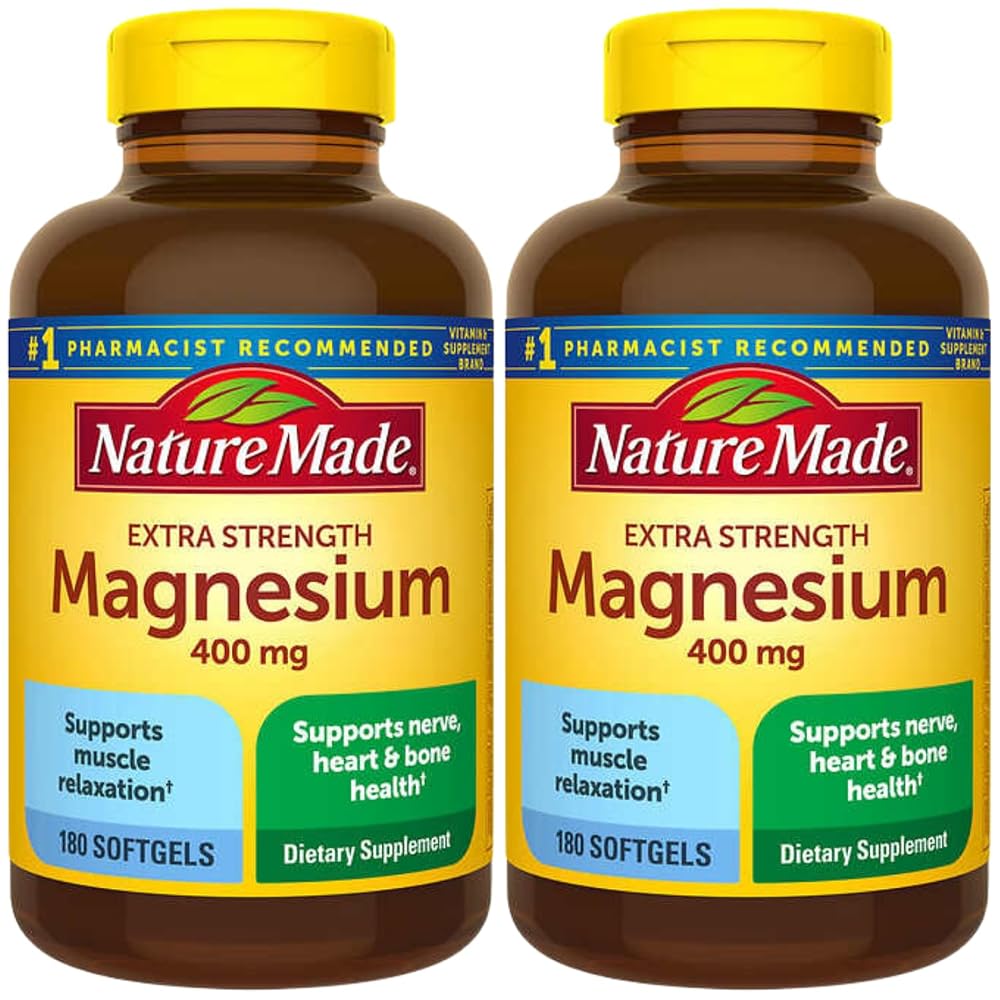 SCHMIDT EMPIRE Extra Strength Magnesium 400 mg - 180 Softgels