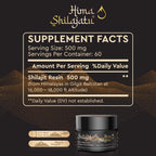 Hima Shilajatu Shilajit Purest Himalayan Organic Shilajit Resin