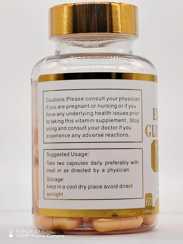 Exquisite Glutathione 10000mg with Vitamin C & Collagen - 60 Capsules - image 2