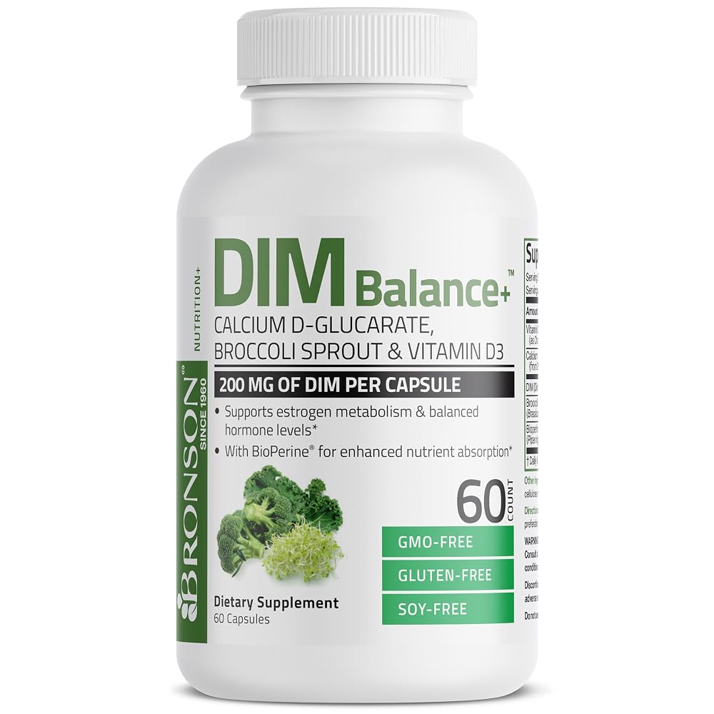 BRONSON Capsule Calcium D Glucarate 200mg Supports Estrogen