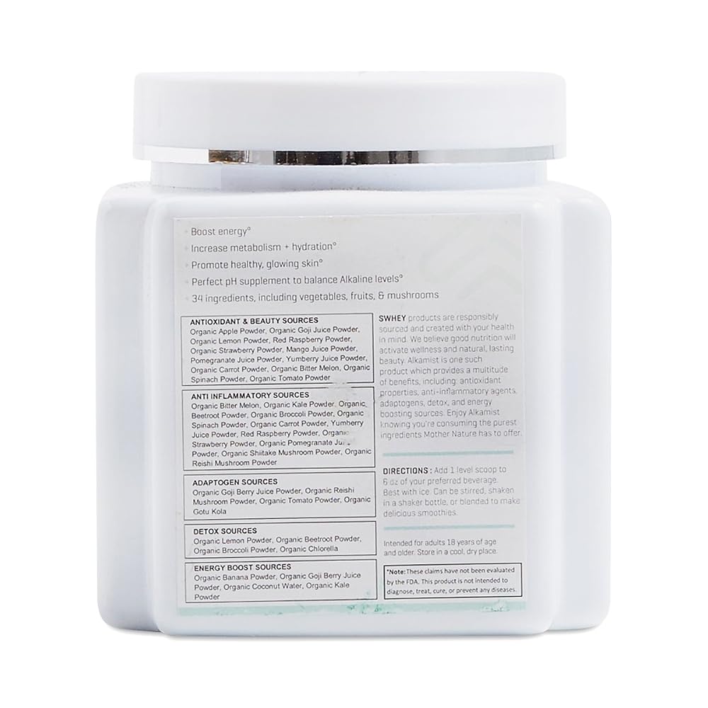 Swhey Alkamist Organic Green Superfood Multivitamin Powder - 28 Servings - image 2