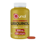 Qunol Ubiquinol 200mg Extra Strength Antioxidant - 120 Softgels