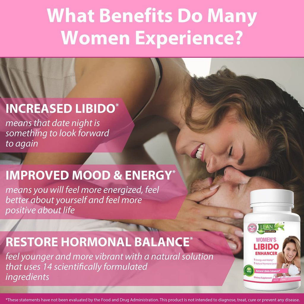 LEAN Nutraceuticals Libido Booster for Women - 30 Capsules - image 4