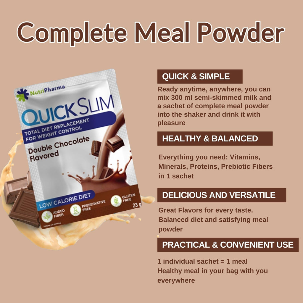 NUTRIPHARMA Quick Slim Quick Slim Meal Replacement Shakes for Weight